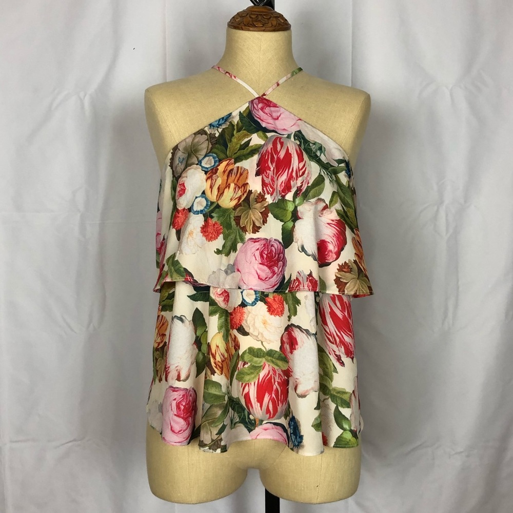 Love Fire | Floral Tiered Tank